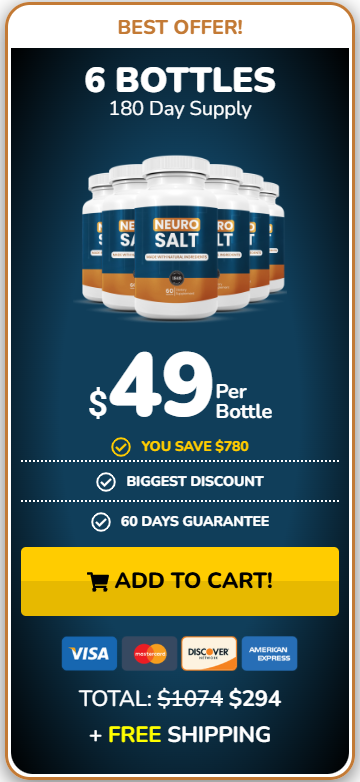 NeuroSalt 6 Bottle Supply